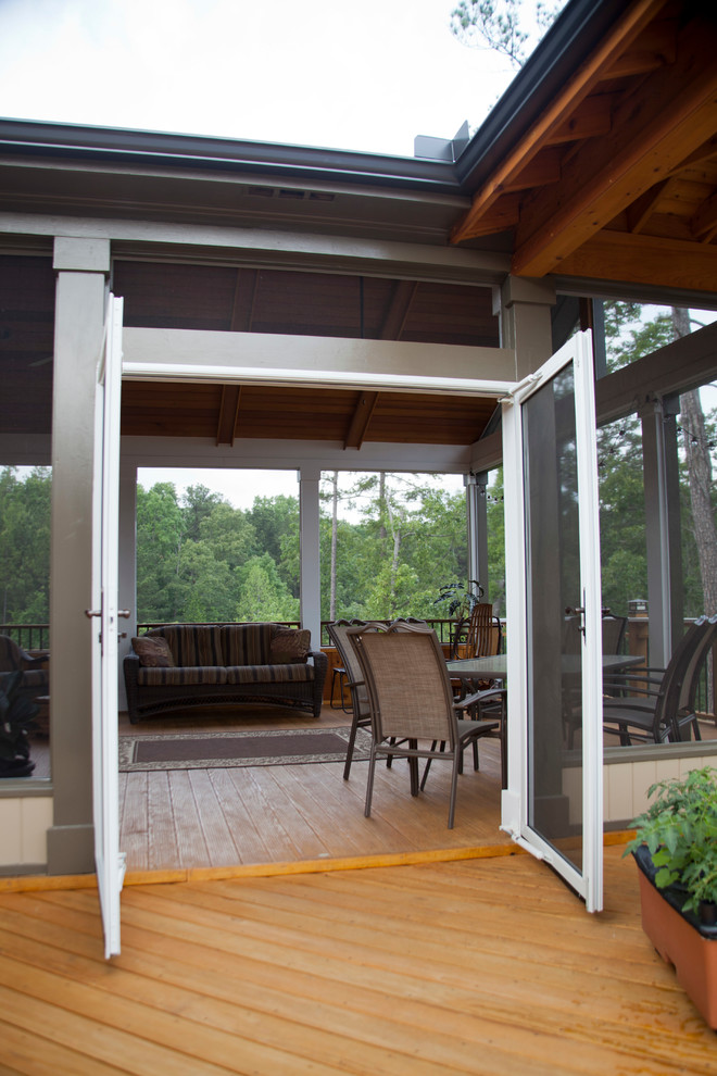 This is an example of a traditional verandah in Atlanta.