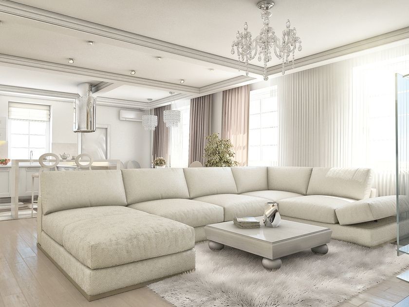 Белый пентхаус в Москве