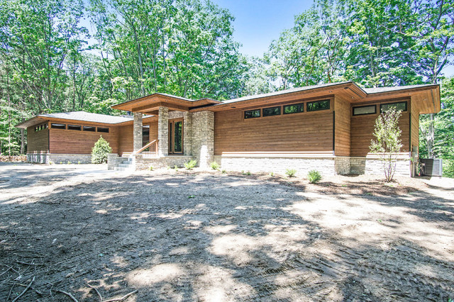 Rustic Modern rustico-fachada