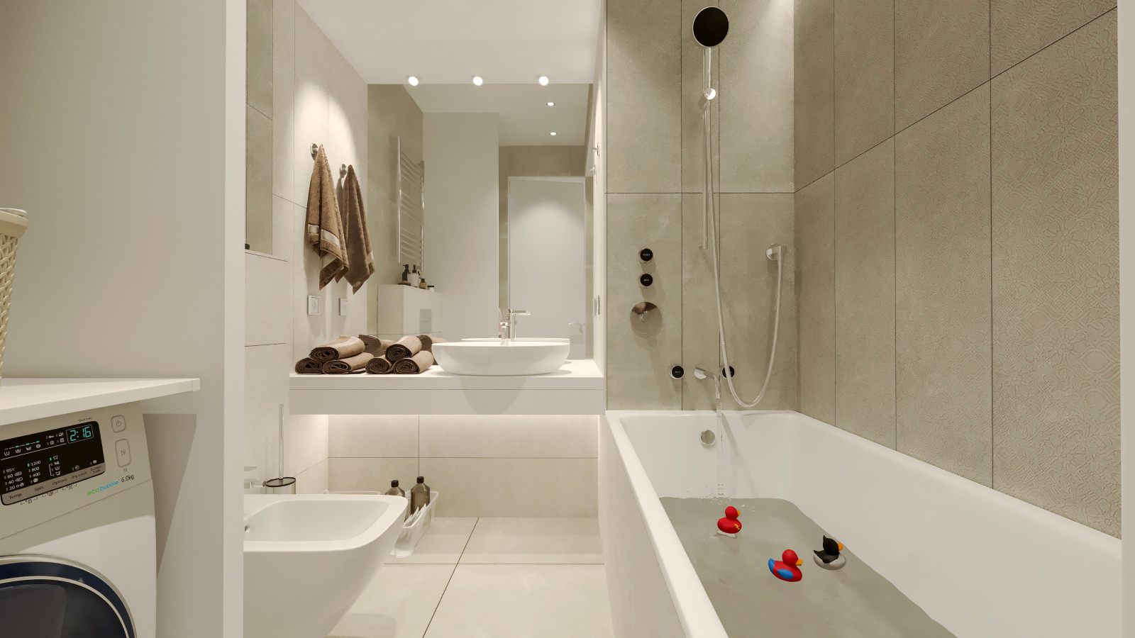 Дизайн проект квартиры в Сочи с объединением 2-х квартир в одну