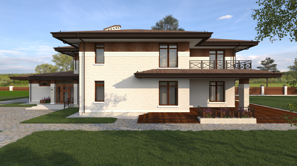 Индивидуальный жилой дом в стиле Френка Ллойда Райта