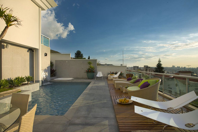 Patio trendy-pool