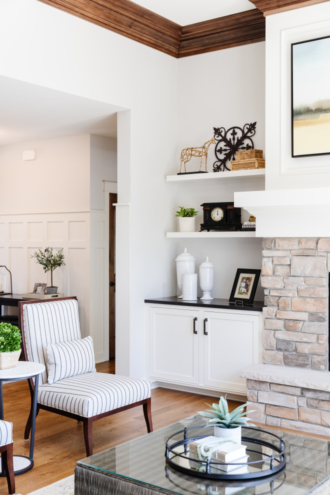 Home design - transitional home design idea in Minneapolis