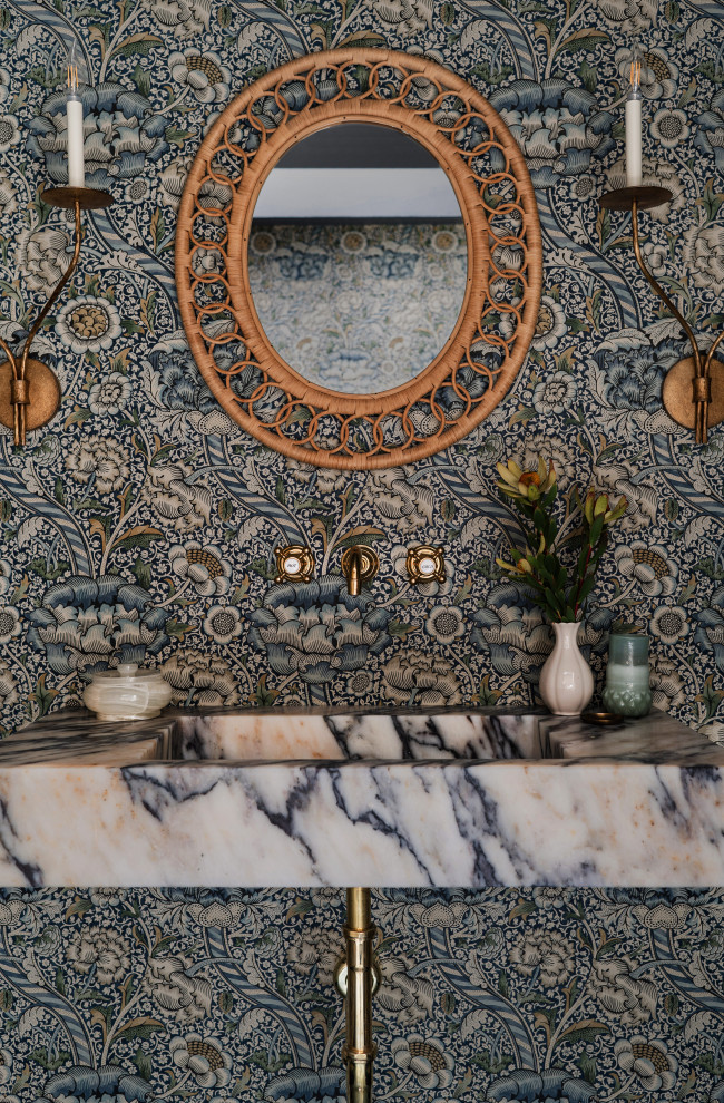 Hilltop Revival - Transitional - Powder Room - Seattle - by Jessica ...