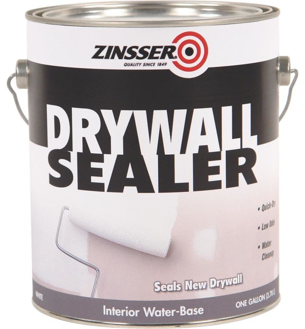 Zinsser 01501 Water Based Drywall Primer, 1Gallon, White Traditional