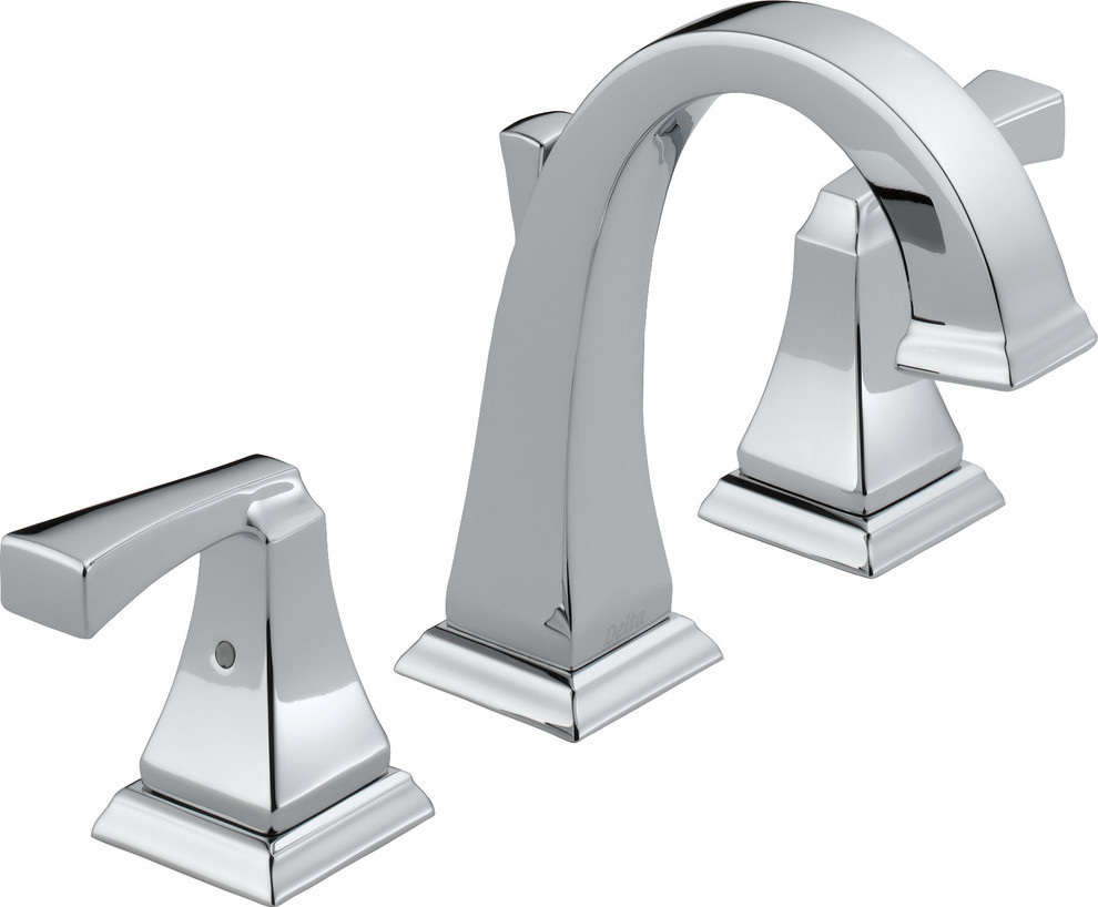 Dryden Two Handle Widespread Bathroom Faucet in Chrome