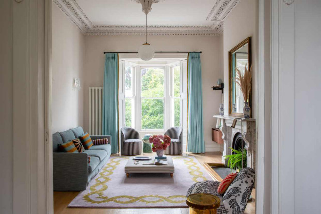 Dublin Victorian House eclectic-living-room