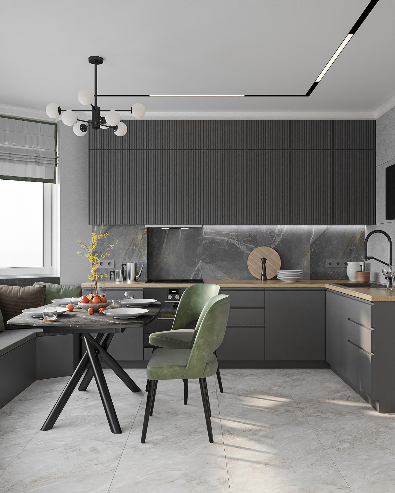 Квартира для одинокого мужчины в стиле лофт