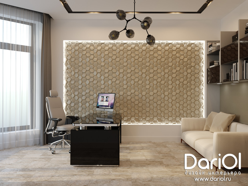 Современный кабинет в частном доме