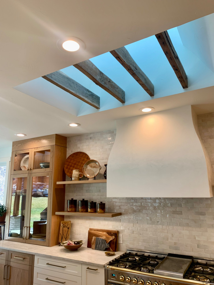 Inspiration for a transitional kitchen remodel in Denver