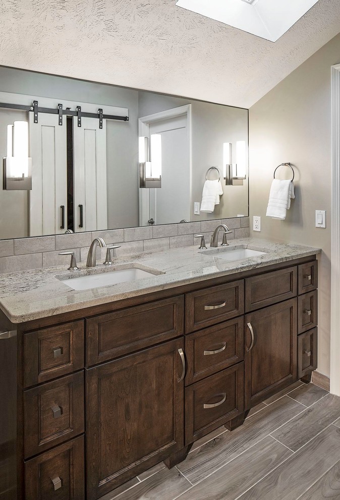 Home design - transitional home design idea in Omaha