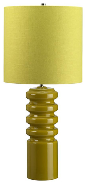 lime green table lamp