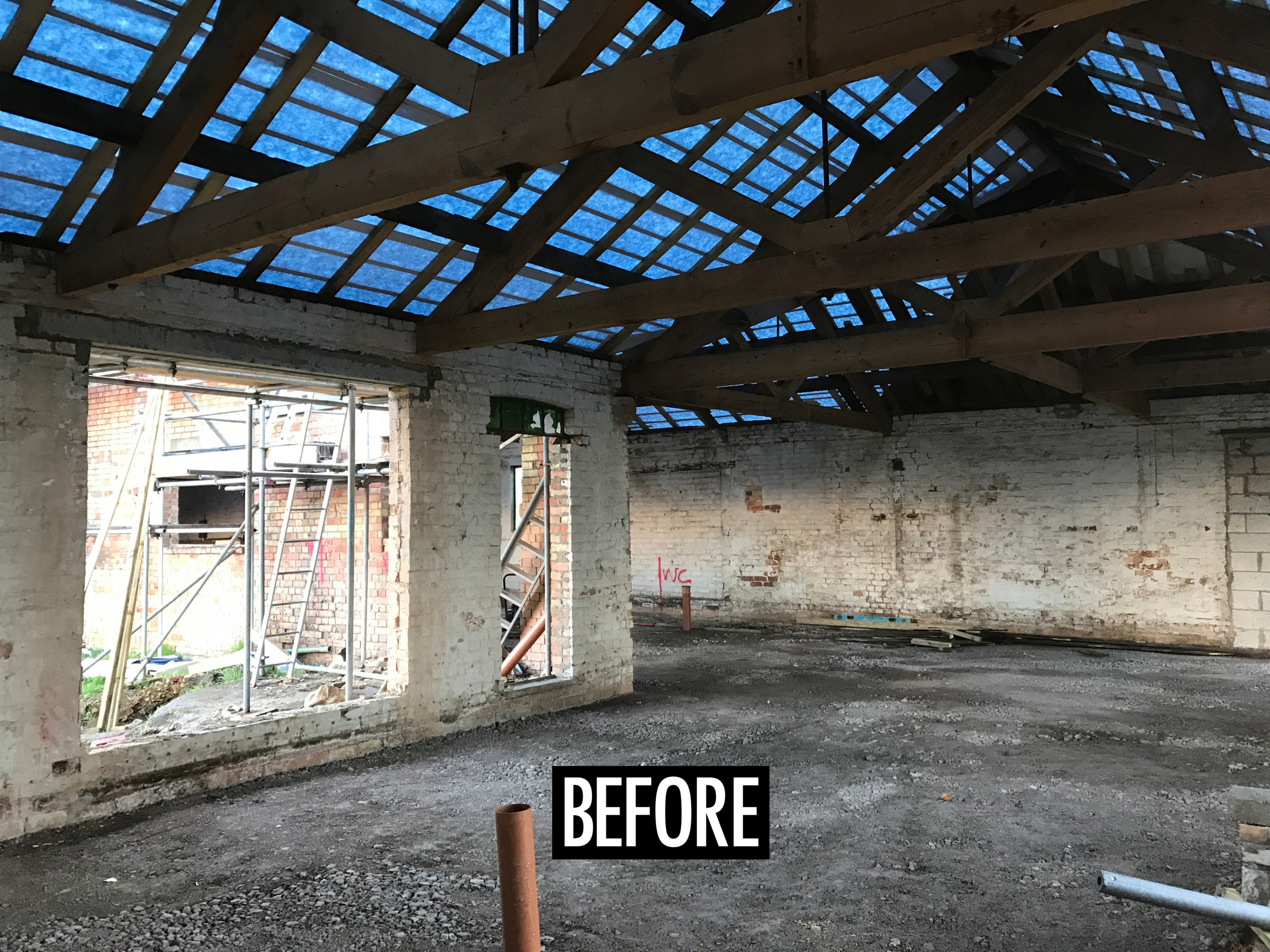 Before & afters - Redwood Barn