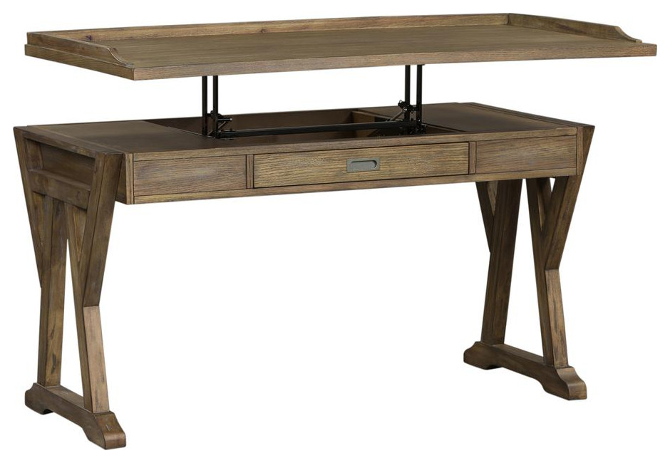 Lift Top Writing Desk (466HO109) Contemporary Desks And Hutches