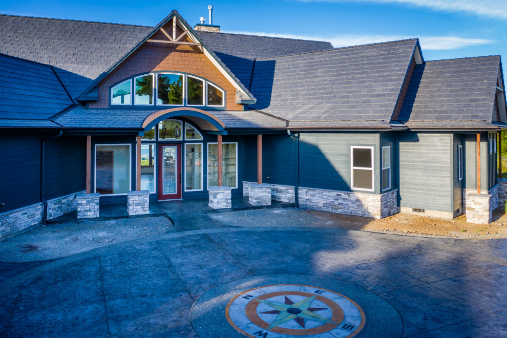 Sequim King of Bell Hill Craftsman Exterior Seattle by Estes