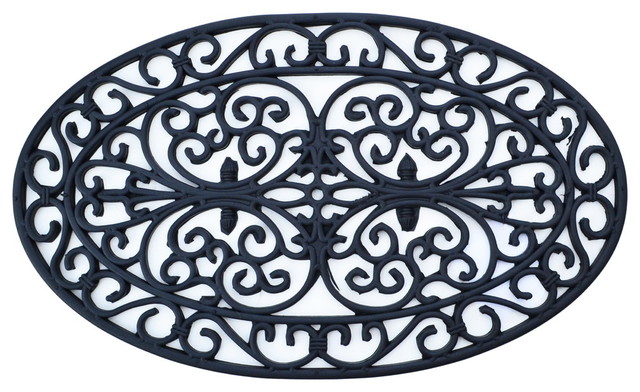 Oval Rubber Mat - Traditional - Doormats - by GwG Outlet | Houzz