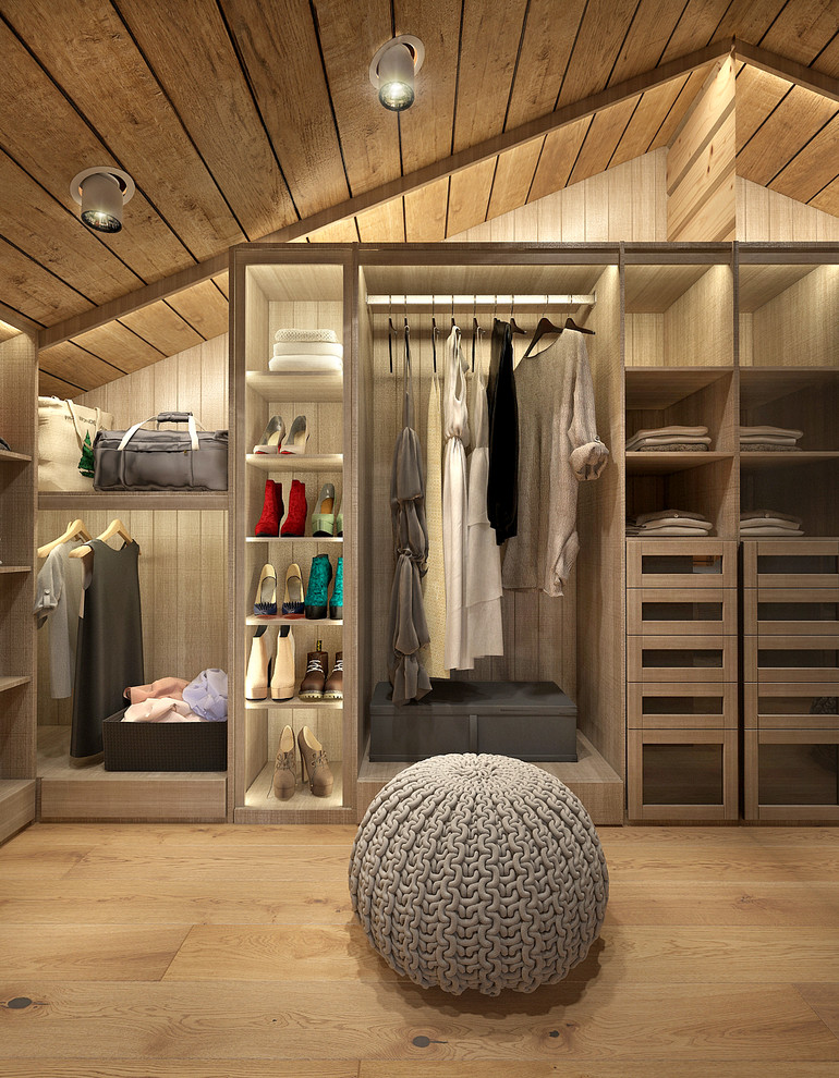 Интерьер дома из бруса