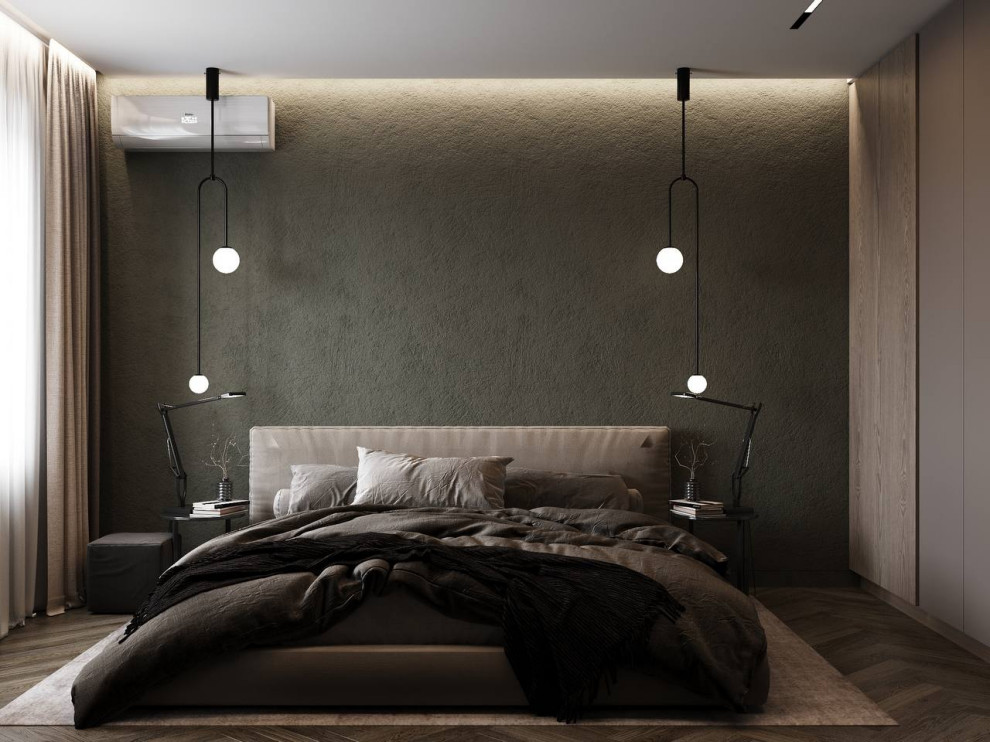 ДИЗАЙН ПРОЕКТ С ОЛИВКОВЫМИ ОТТЕНКАМИ