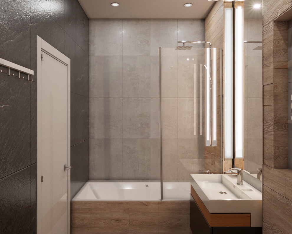 Дизайн интерьера квартиры в современном стиле в Екатеринбурге.