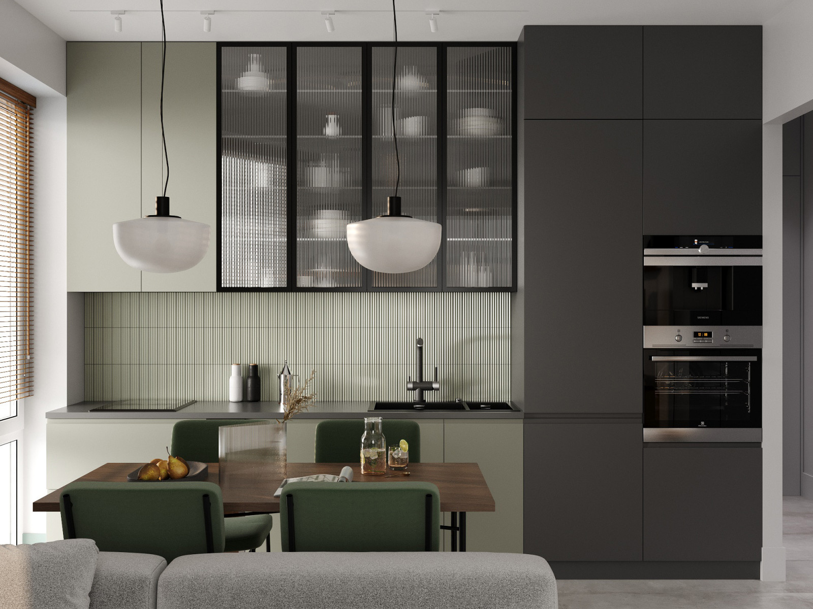 Интерьер квартиры 70 м2 в ЖК NOW