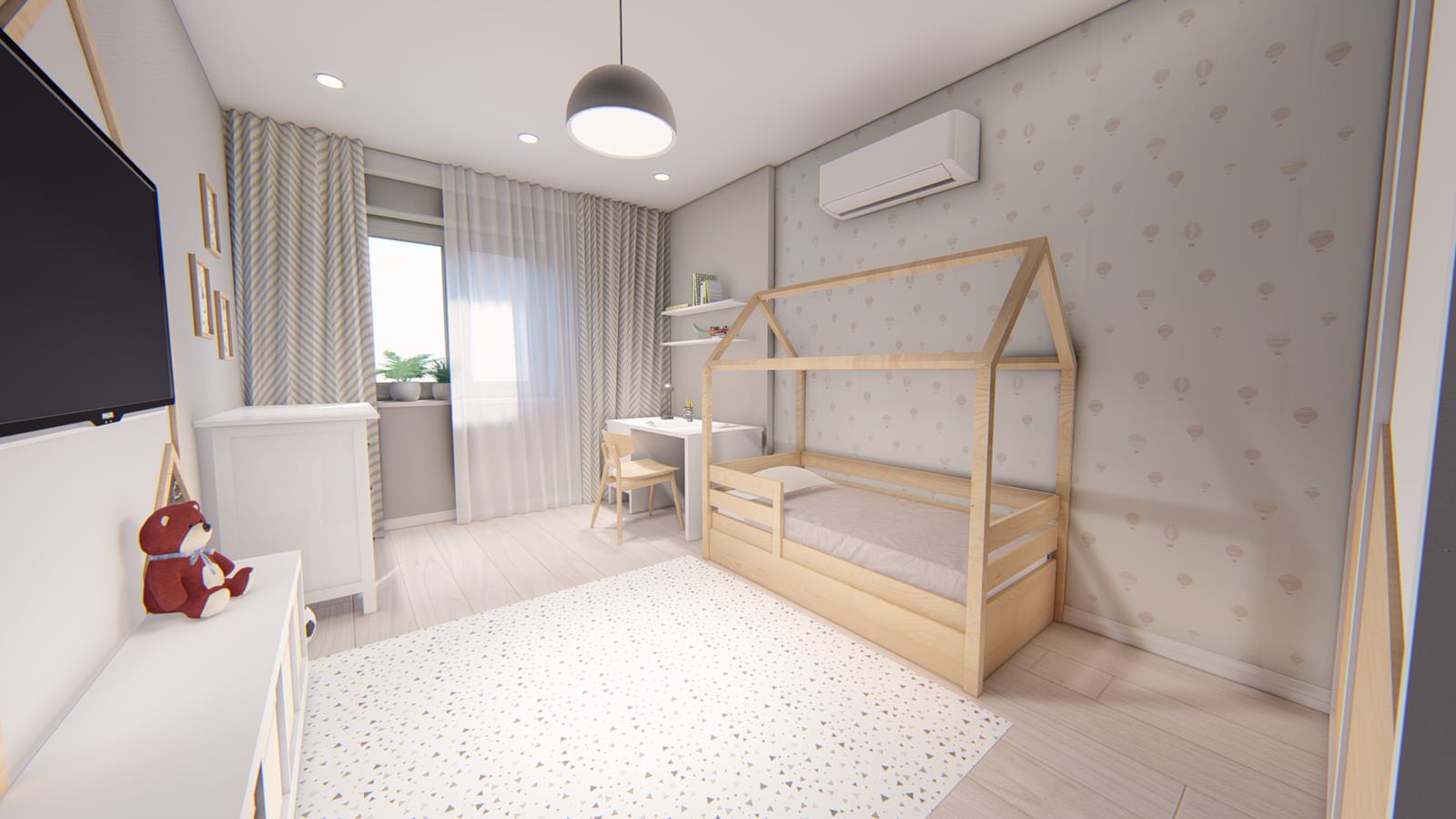 Дизайн-проект квартиры ЖК "Атмосфера"