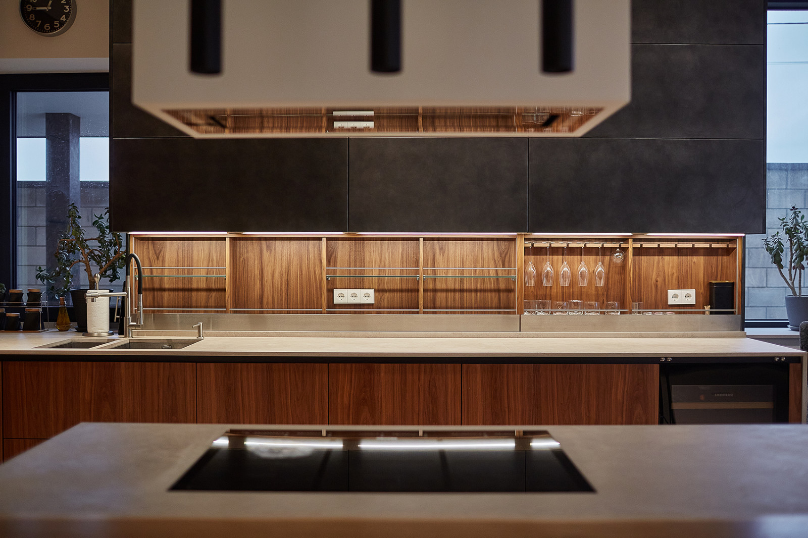 Кухня-гостиная в стиле минимализм