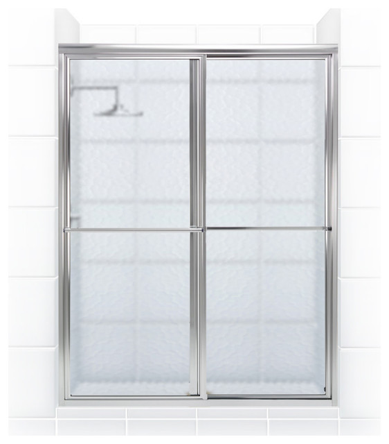 Coastal Shower Doors 1650.70-A Newport Series 50" x 70" Framed - Chrome