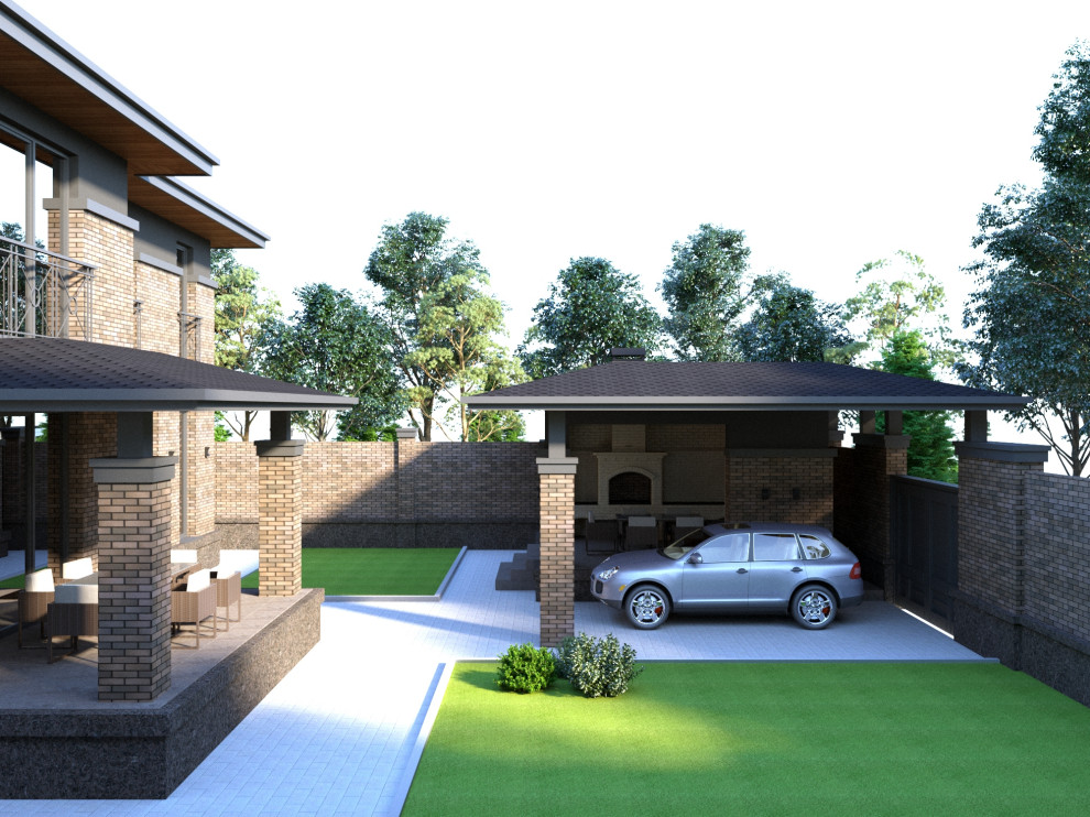 Индивидуальный жилой дом в современном стиле