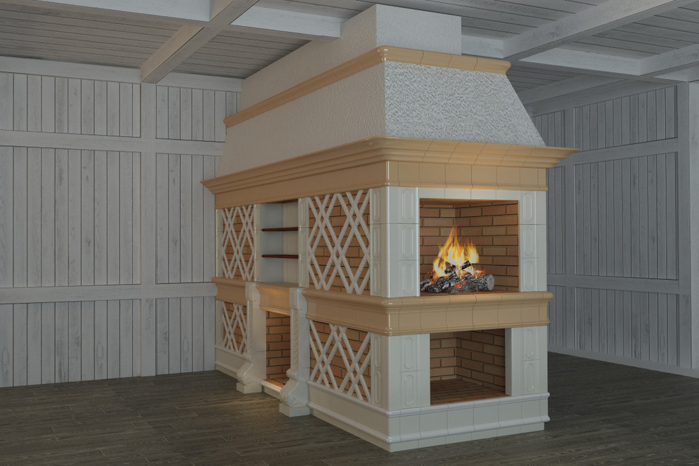 Проекты каминов и печей