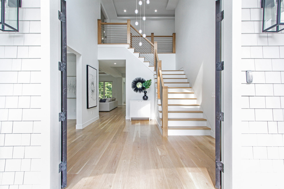 VIBES- New Construction in New Canaan - Contemporary - Entry - New York ...