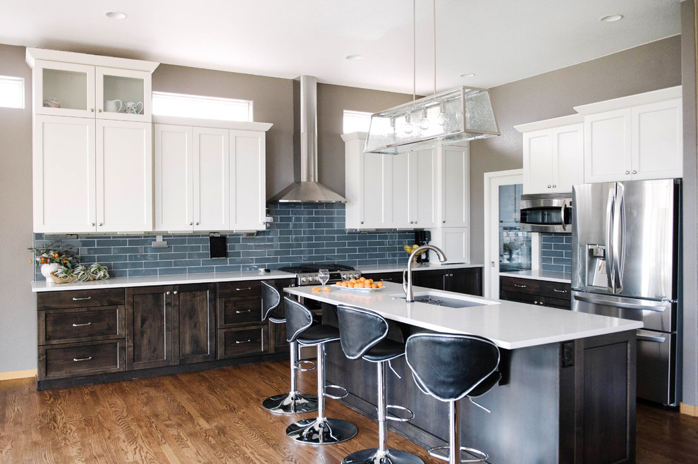 Kitchen - transitional kitchen idea in Denver
