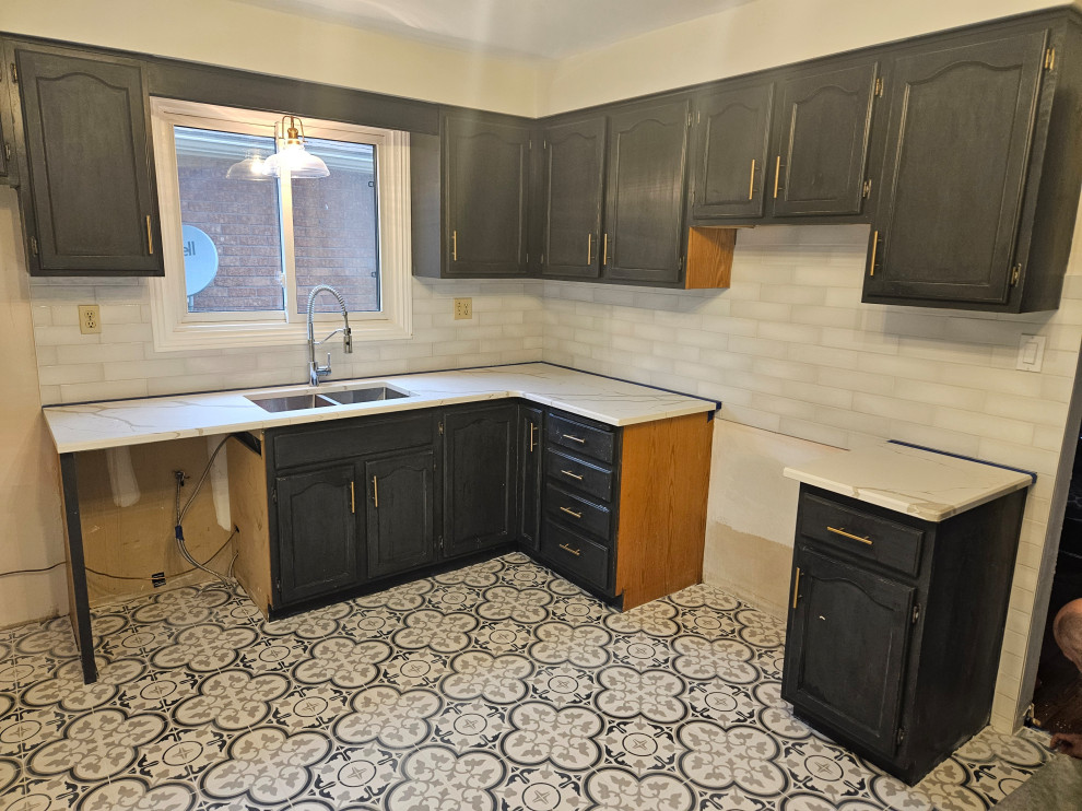 Kitchen Remodel (Floors & Backsplash)