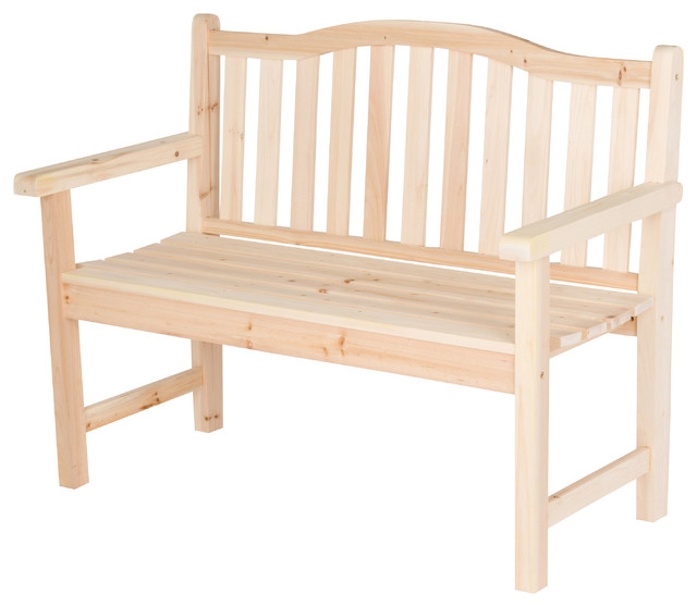 Belfort Garden Bench Contemporary Outdoor Benches By Shine
