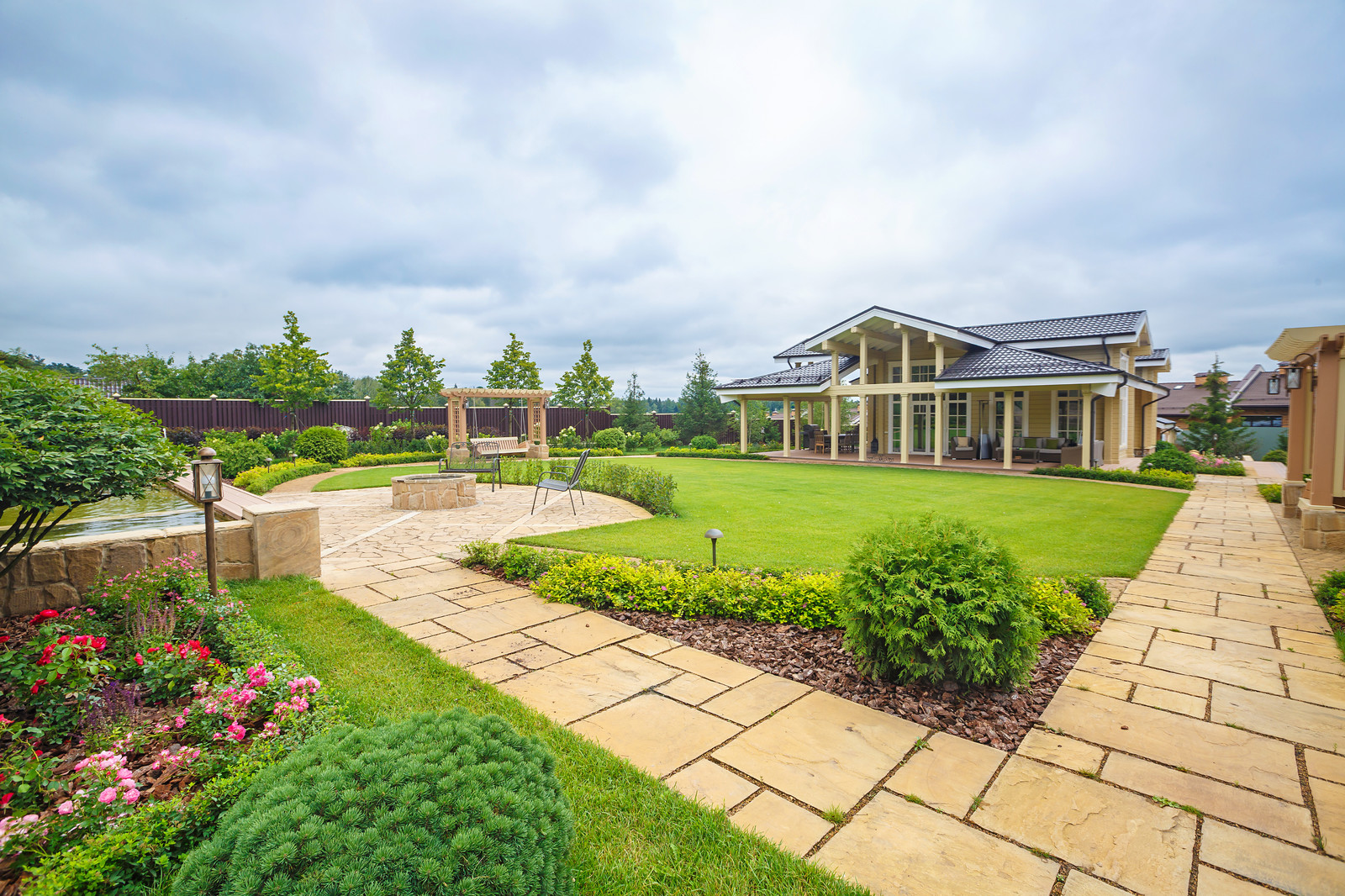 Террасы с видом на идеальный сад