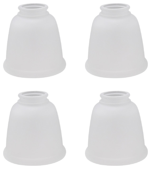 Aspen Creative 23045-4 Bell Shaped Frosted Replacement Glass Shade 4 ...