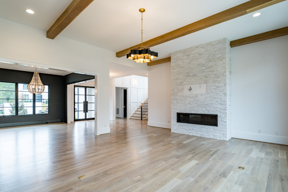 6537 Reserve Pine Drive - Transitional - Living Room - Raleigh - by ...