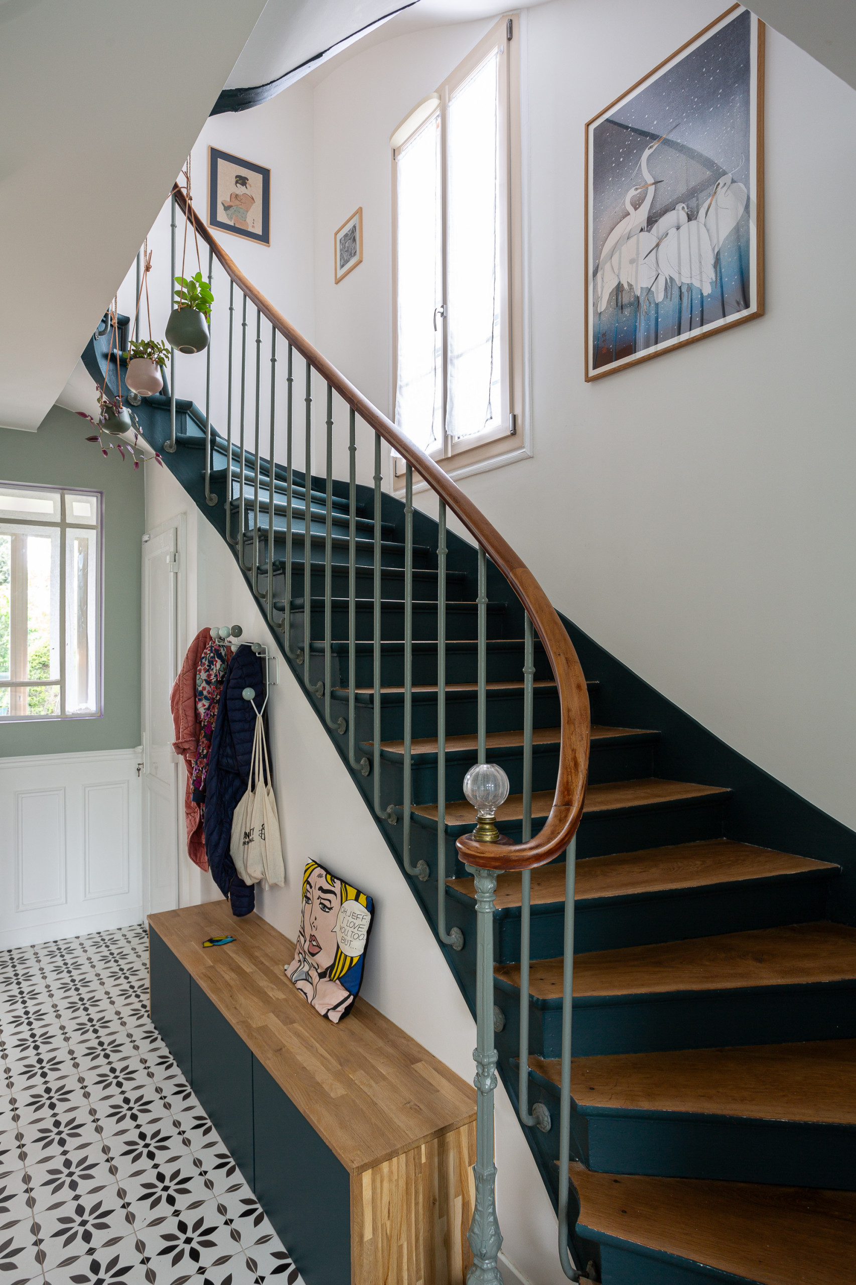 Avanr /Apres une maison de maitre se  réinvente avec brio