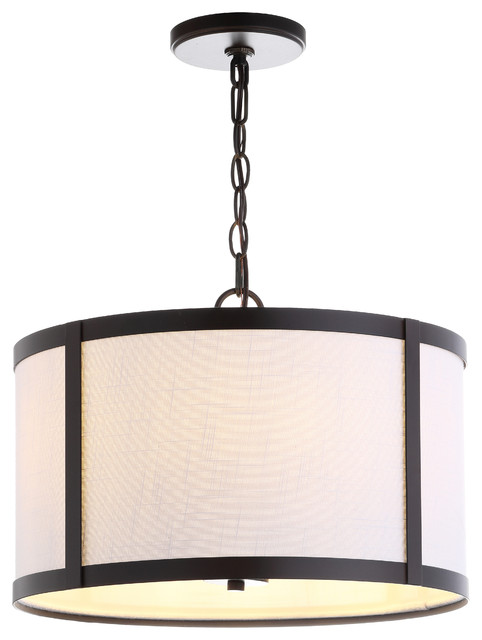 Thatcher Metal Led Pendant Light 17 Transitional Thatcher Metal Led Pendant Light 17 Transitional Lighting By Jonathan Y Designs Inc