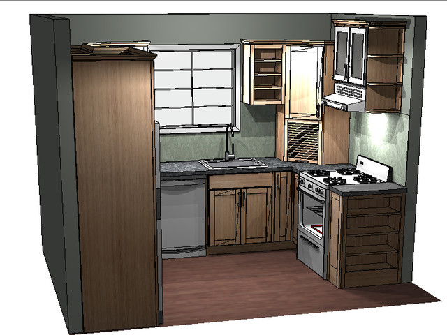 Tiny Kitchen rendering