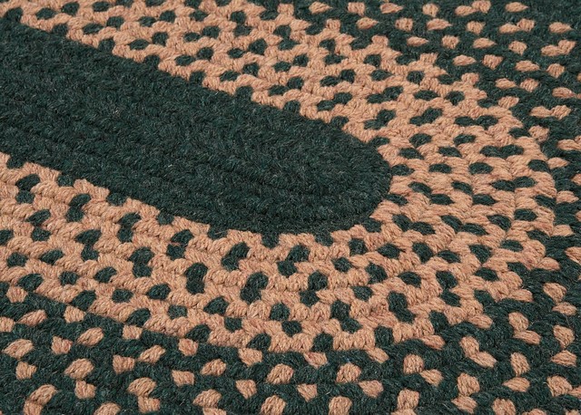 Colonial Mills Madison MD64 Alpine Green Traditional Area Rug, Round 4 ...