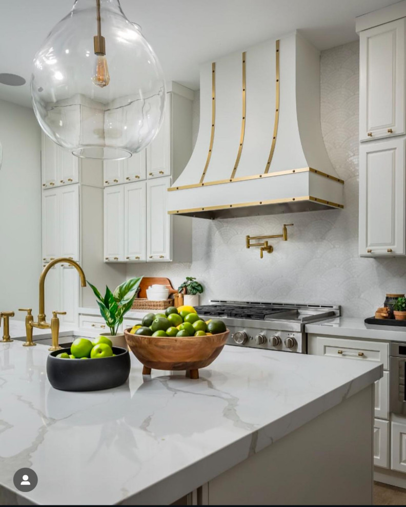 Inspiration for a transitional kitchen remodel in Chicago