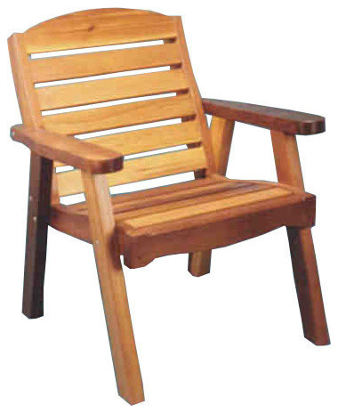 Red Cedar Deck Chair Traditional, Western Red Cedar Outdoor Furniture