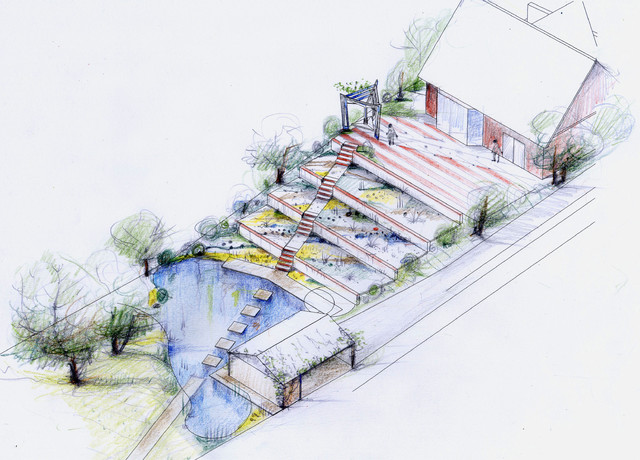 Hausgarten Zepernick contemporary-site-and-landscape-plan