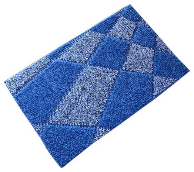 blue bath rugs