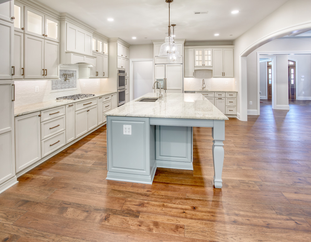 Custom Home Cabinetry - Neutral Grays & Blues