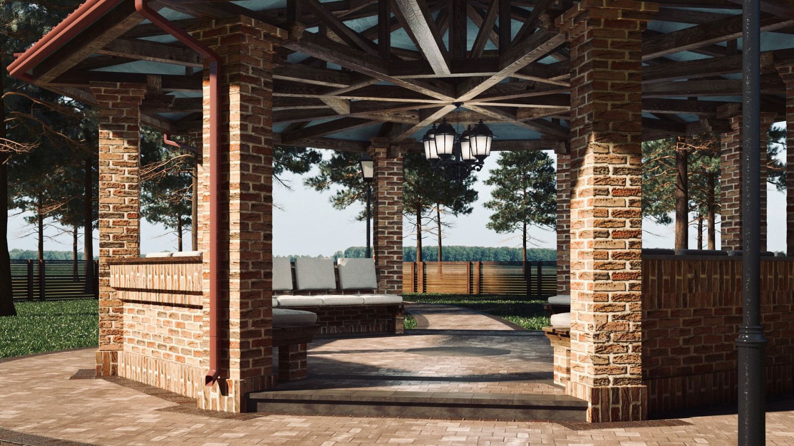 Landscape design of the territory (Moscow region 2022)