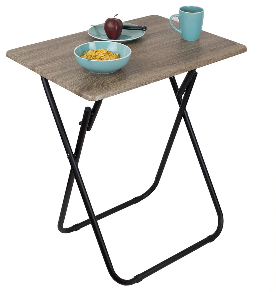 Jumbo MultiPurpose Foldable Table, Rustic Transitional Folding