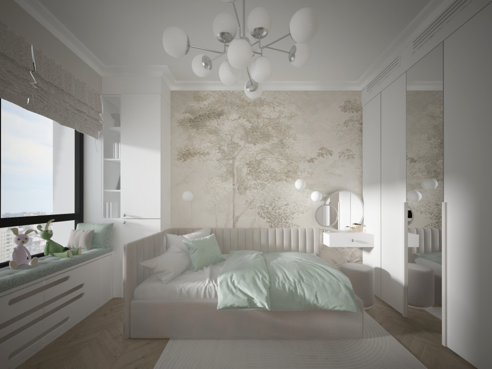 Квартира в современном стиле. ЖК "Остров"