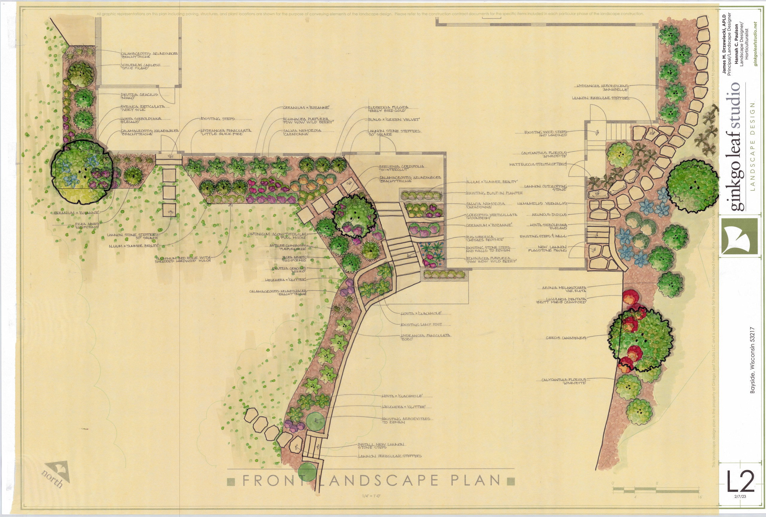 Mid-Century Modern Landscape Renovation - Bayside, WI