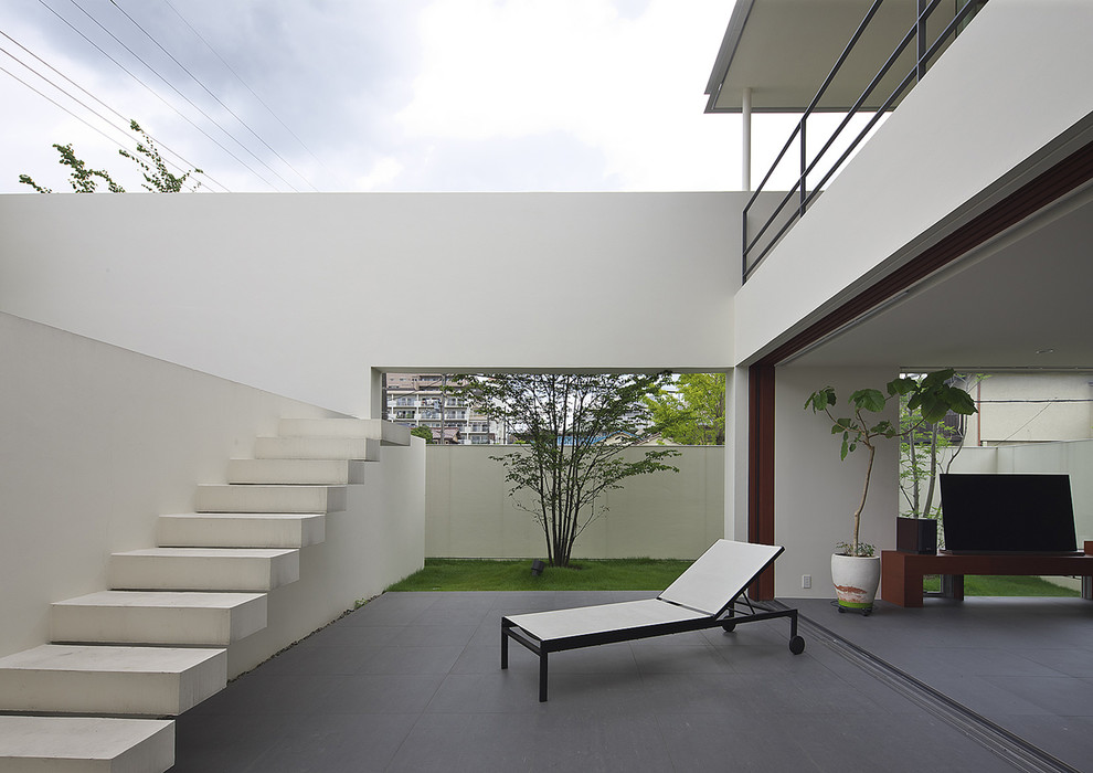 This is an example of a modern patio in Other.